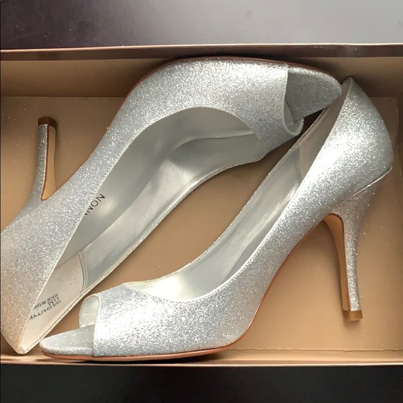 Michael Shannon Shoes - Michael Shannon glitter silver shoes